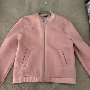 Light pink, women’s bomber jacket